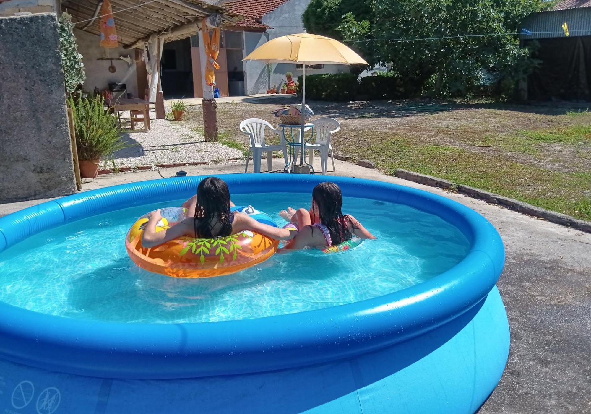 Casa Da Vovo Ceu - Casa De Campo Gandaresa - Country House, Entre Coimbra E Aveiro, A 15 Minutos Carro Praia Mira - Quintal Com Piscina Insuflavel Cantanhede Eksteriør billede